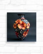 Midnight Bloom Vase
