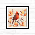 Autumn Cardinal’s Perch