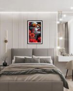 Midnight Crimson Blooms - Image 2