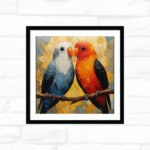 Mosaic Lovebirds