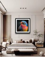 Prismatic Songbird Portrait - Image 2