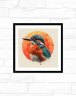 Sunburst Kingfisher Portrait