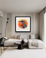 Sunburst Kingfisher Portrait - Image 2