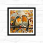 Autumn Companions Robins