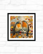 Autumn Companions Robins