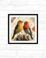 Geometric Lovebirds Duo