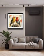 Geometric Lovebirds Duo - Image 2