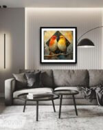 Abstract Ember Lovebirds - Image 2