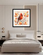 Autumn Cardinal’s Perch - Image 2