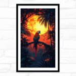 Midnight Ember Macaw