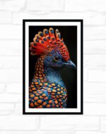 Neon Crest Exotic Bird