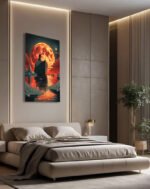 Midnight Voyage Under Blood Moon - Image 3