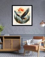 Lunar Soar Over Pine Peaks - Image 2