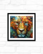 Mosaic Majesty of the Lion