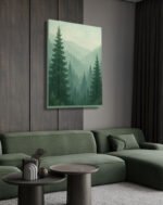 Misty Evergreen Valley - Image 2