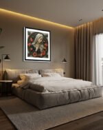 Vintage Prayer in Rose Wreath - Image 3