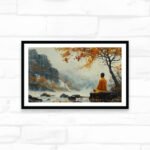 Autumn Stillness by the Falls