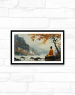 Autumn Stillness by the Falls