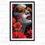 Midnight Crimson Blooms