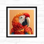 Sunset Scarlet Macaw