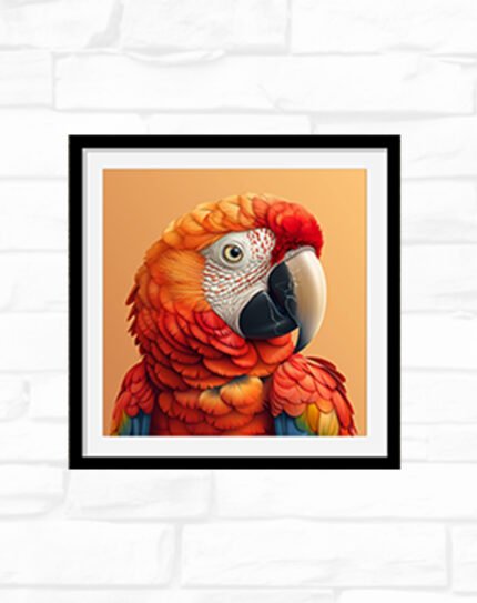 Sunset Scarlet Macaw